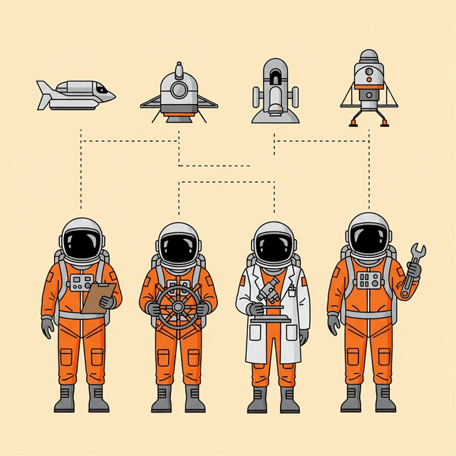 תפקידי הצוות באוריון