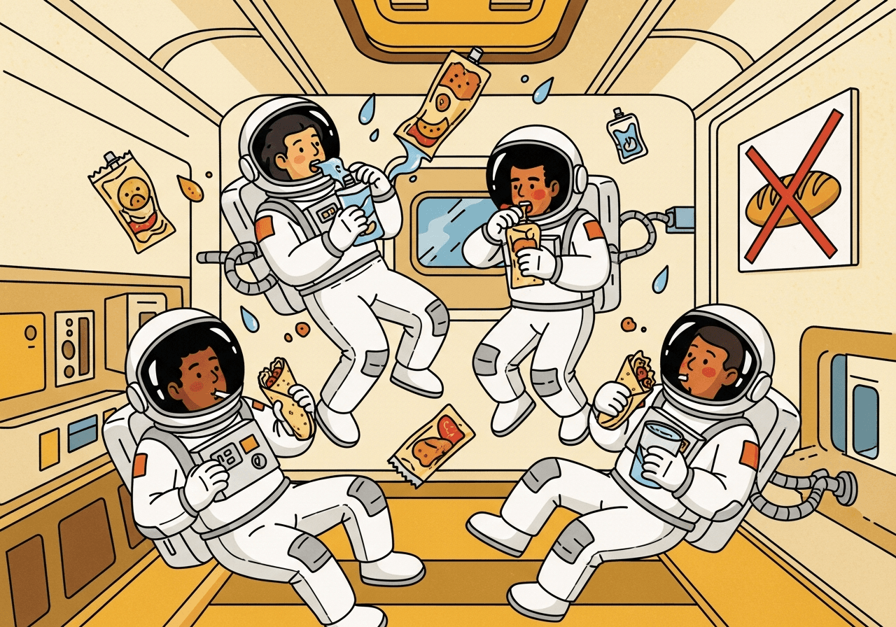 אֵיךְ אוֹכְלִים בַּחָלָל? הַתַּפְרִיט שֶׁל אַרְטֶמִיס 2