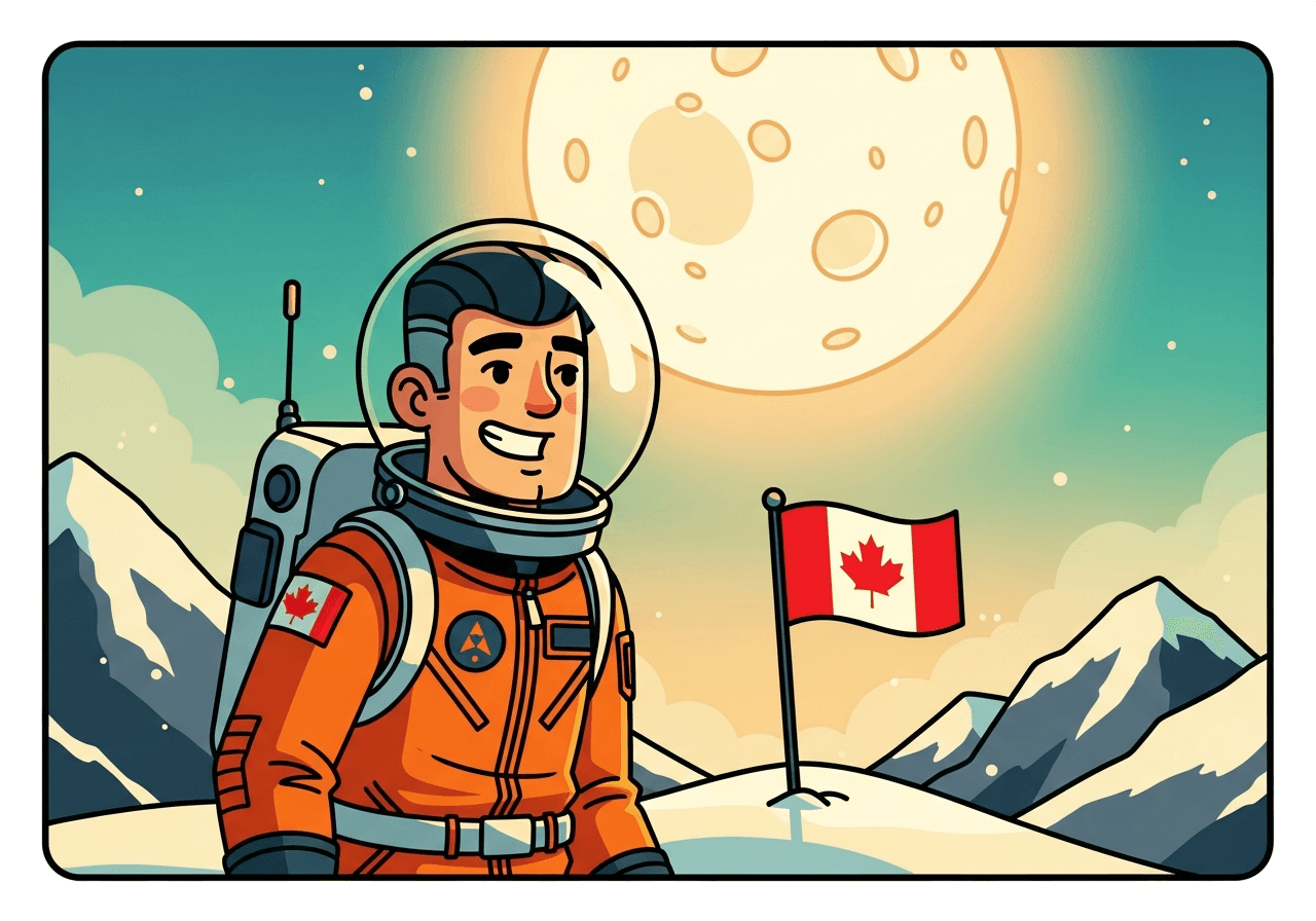 גֶ׳רֶמִי הַנְסֶן — הַקָּנָדִי שֶׁחִכָּה 17 שָׁנָה לָטוּס לַיָּרֵחַ