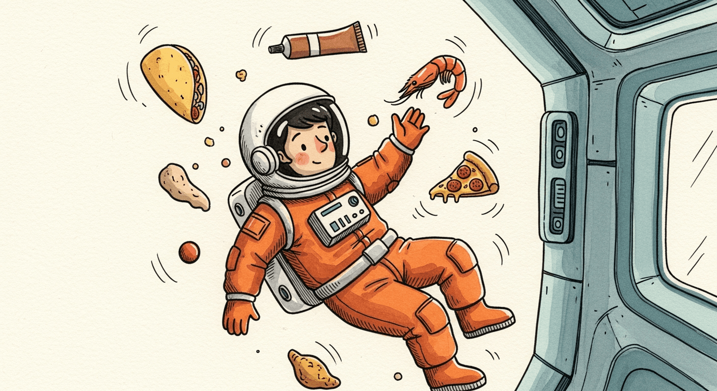 מָה הַמַּאֲכָל הֲכִי מוּזָר שֶׁאָכְלוּ בַּחָלָל?